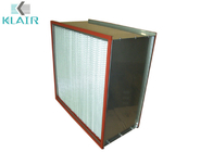 Glassfibermedia HEPA Filter Op hoge temperatuur met SUS-de Separators van het Kaderaluminium