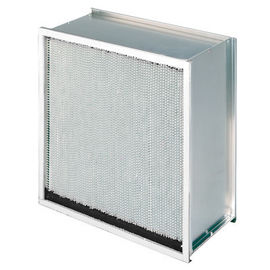 Filter Op hoge temperatuur van de Hepalucht 99,99 Efficiency met Roestvrij staalkader